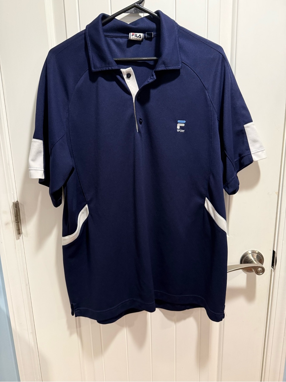 Men's Fila Sport Polo Shirt, Sz Lg